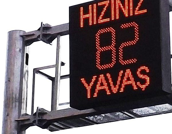 LD-02-02-150 | (1.6m Hız Uyarı) 1.6m x 1.6m LED?li Radar (Hız Uyarı Sistemi)